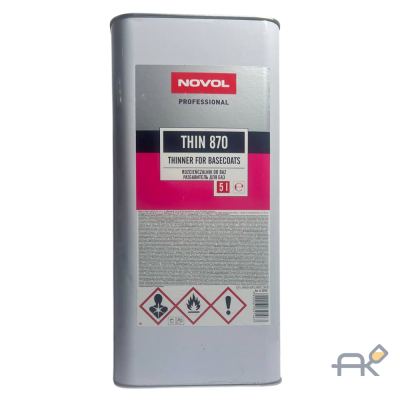 THIN 870 Растворитель для баз 5л NOVOL